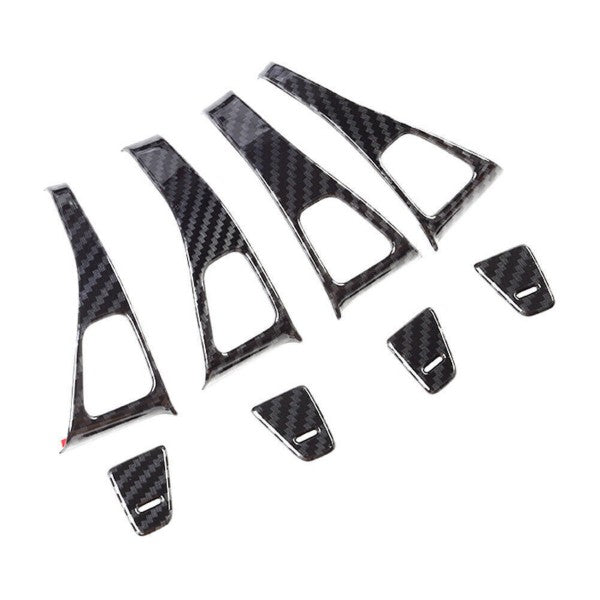 Tesla Model 3 Gloss Carbon Fiber Window Lift Panel Switch Cover Trim