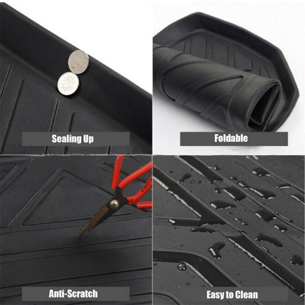 Tesla Model Y Trunk Floor Mats 7 Seater Cargo Liner Back Seat Accessories