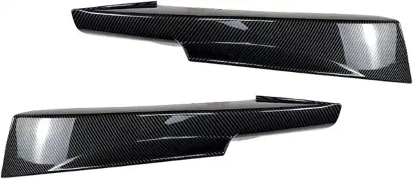 2009-2012 BMW E90 CARBON FIBER LOOK FRONT BUMPER LIP SPLITTERS SPOILER 2PCS