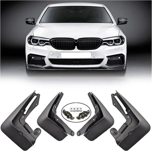 BMW 5 Series G30 G31 Sedan Saloon Touring 2017-23 4Pcs Mud Flaps Compatible