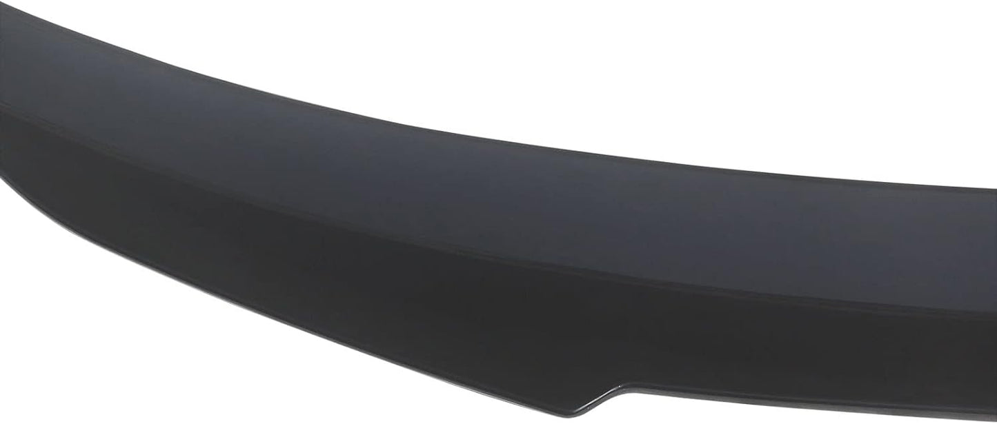 BMW 5 Series E60 Sedan PSM 2004-2009 Matte Black Rear Trunk Spoiler Wing