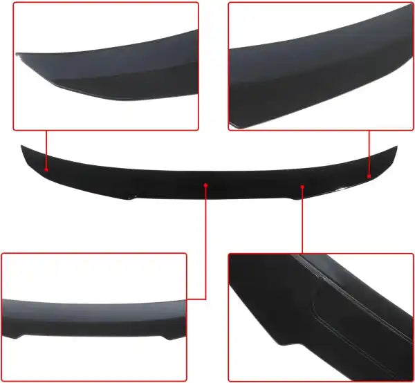 BMW 5 Series E60 Sedan PSM 2004-2009 Gloss Black Rear Trunk Spoiler