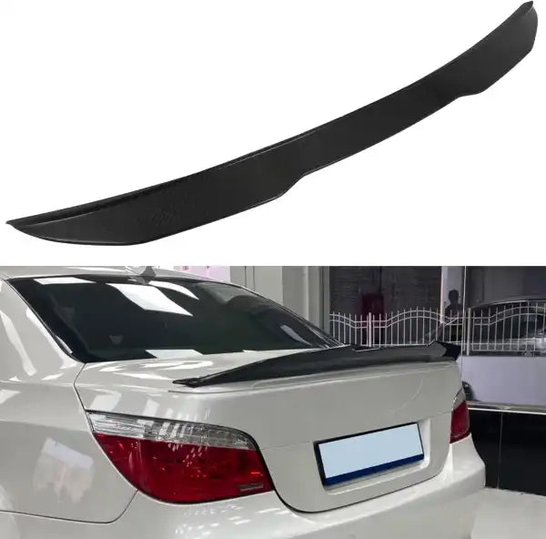 BMW 5 Series E60 Sedan PSM 2004-2009 Gloss Black Rear Trunk Spoiler