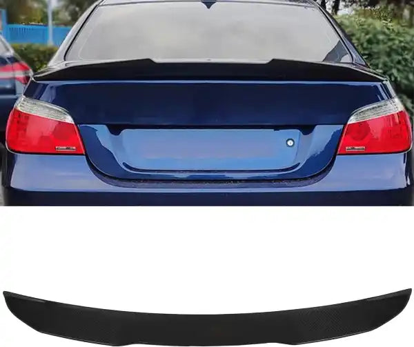 BMW 5 Series E60 Sedan PSM 2004-2009 Gloss Black Rear Trunk Spoiler