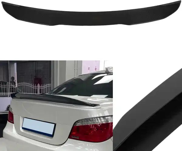 BMW 5 Series E60 Sedan PSM 2004-2009 Gloss Black Rear Trunk Spoiler