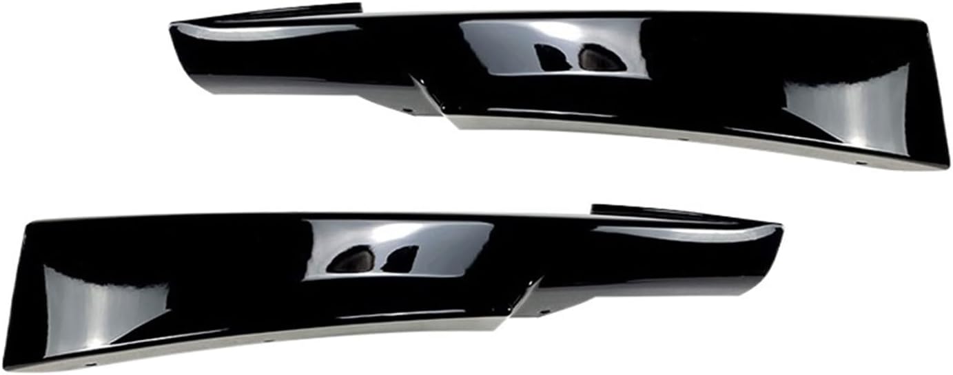 2009-2012 BMW E90 GLOSS BLACK FRONT BUMPER LIP SPLITTERS SPOILER 2PCS