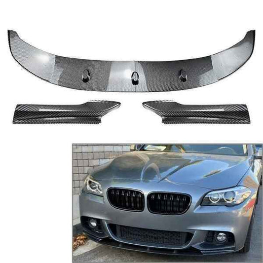 BMW 5 Series F10 F11 M Sport 2011-2017 Gloss Carbon Front Splitter Bumper Lip