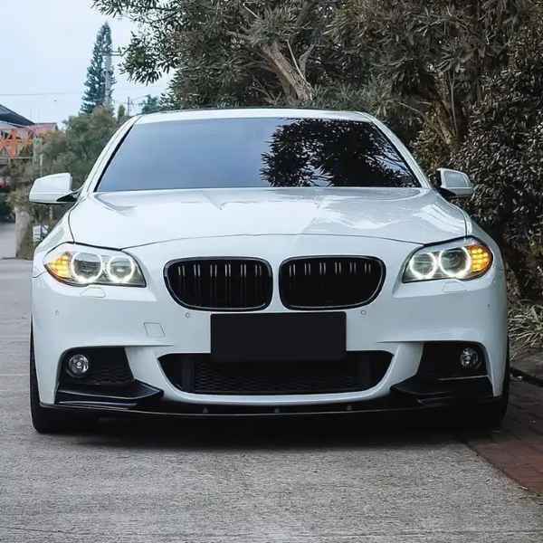 BMW 2019-2022 BMW 3-SERIES G20 340I GLOSS CARBON LOOK FRONT BUMPER SPOILER LIP