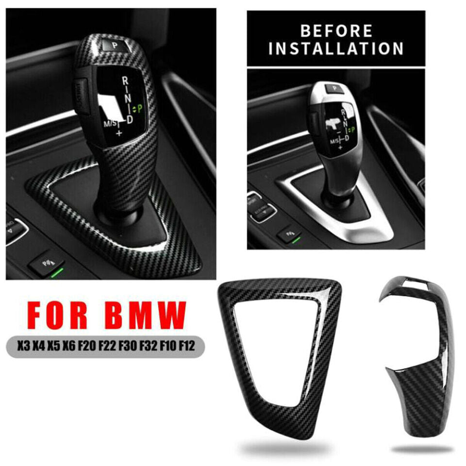 BMW F25 F26 F10 F07 F06 F12 F13 X3 X4 5 GT Gear Shift Knob Cover Gear shift