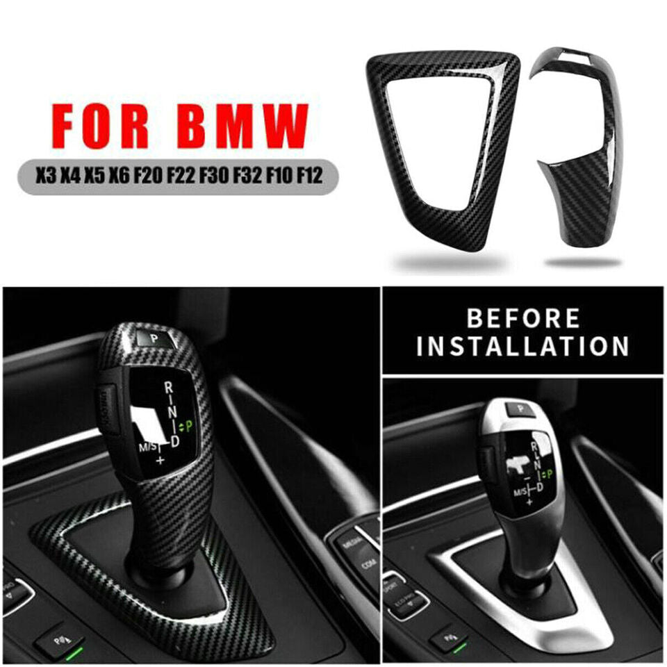 BMW F25 F26 F10 F07 F06 F12 F13 X3 X4 5 GT Gear Shift Knob Cover Gear shift