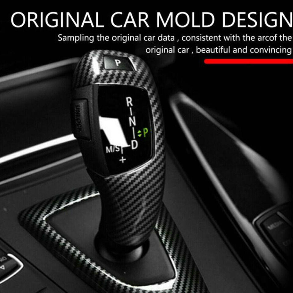 BMW F25 F26 F10 F07 F06 F12 F13 X3 X4 5 GT Gear Shift Knob Cover Gear shift