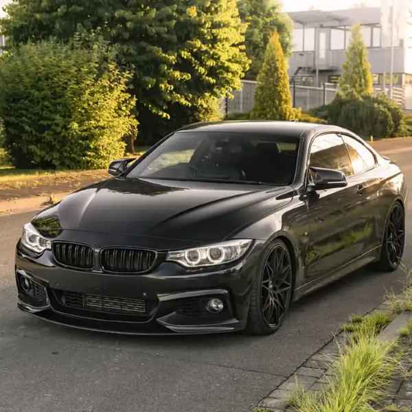 2014-20 BMW F32 F33 F36 4 Series M Sport Bumper Gloss Black Front Lip Splitter