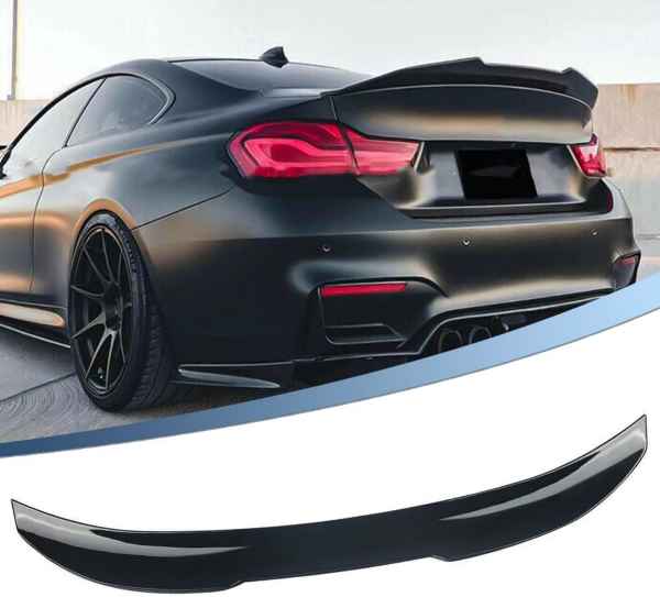 BMW 4 Series F32 Coupe 2014-2021 Gloss Black PSM Style Rear Trunk Wing Spoiler