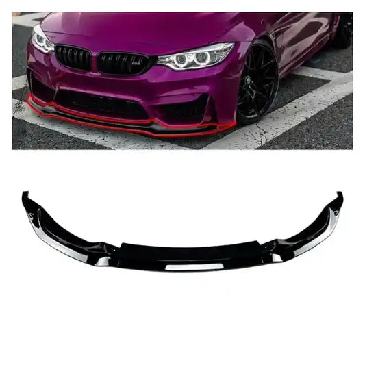 BMW 3 series F80 2015-19 2020 M3 M4 F82 F83 Gloss Black Front Lip Splitter