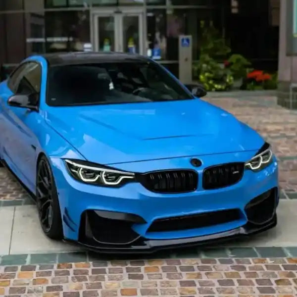 Front Bumper Lip Splitter Carbon Fiber Style For 2015-2020 BMW F80 F82 F83 M3 M4