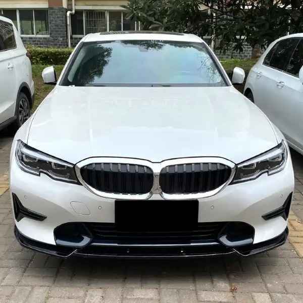 FOR BMW 2019-2022 3-SERIES G20 M340I M SPORT GLOSS Carbon FRONT BUMPER SPLITTER