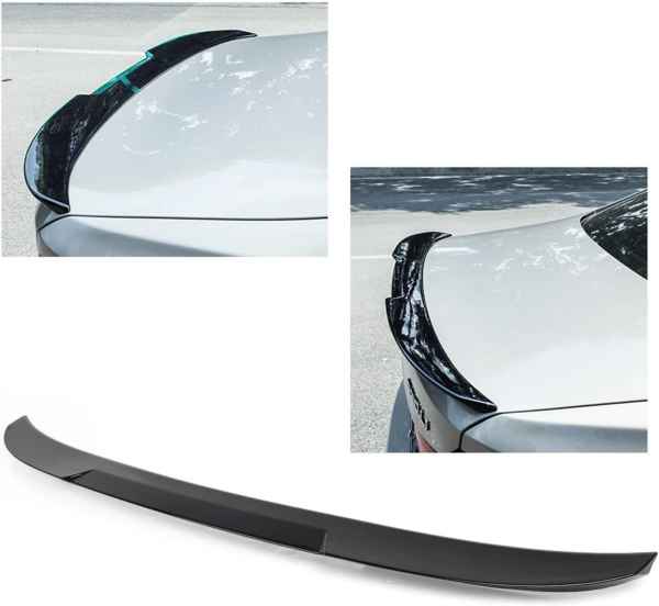 BMW G30 5 Series 530i 540i F90 M5 2017-2023 Black M4 Style Trunk Wing Spoiler