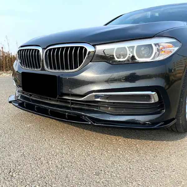 BMW 5 Series G30 G31 2017-2020 Gloss Black Front Bumper Lip Splitter