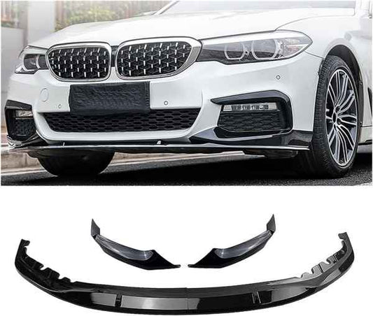 BMW G30 M5 5 Series M Sport 2017 2018 2019 2020 Bumper Lip Gloss Black Splitter