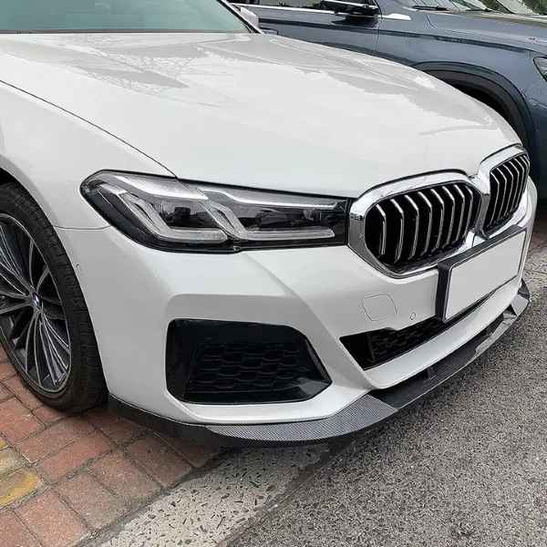 BMW G30 M5 5 Series M Sport 2017 2018 2019 2020 Bumper Lip Splitter Carbon Fiber Look