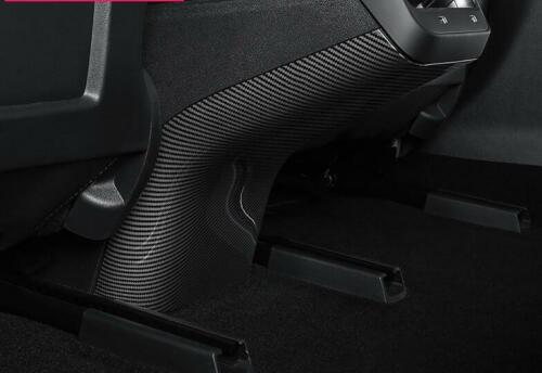 Tesla Model 3 2017-2023 Gloss Carbon Fiber Rear Air Outlet Anti-Kick Panel