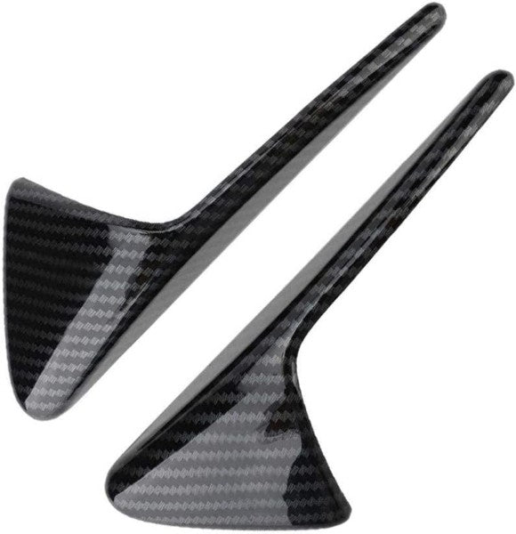 For Tesla Model Y 3 S X  Gloss Carbon Fiber Side camera protection cover 2PCS