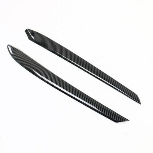 Tesla Model 3 2021-2023 Interior Door Trim cover cap Panel Molding Gloss Carbon 2 Pcs