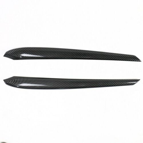 Tesla Model 3 2021-2023 Interior Door Trim cover cap Panel Molding Gloss Carbon 2 Pcs