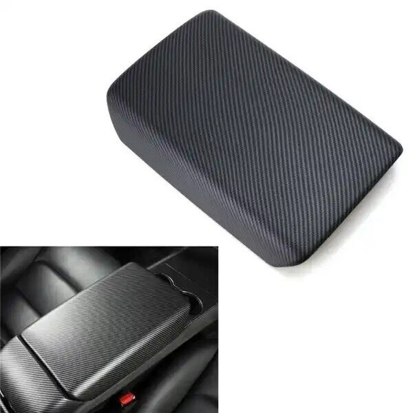 Tesla Model 3 2017-2023 Matte Carbon Center Console Armrest Box Cover