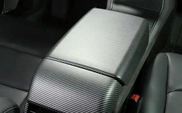 Tesla Model 3 2017-2023 Matte Carbon Center Console Armrest Box Cover