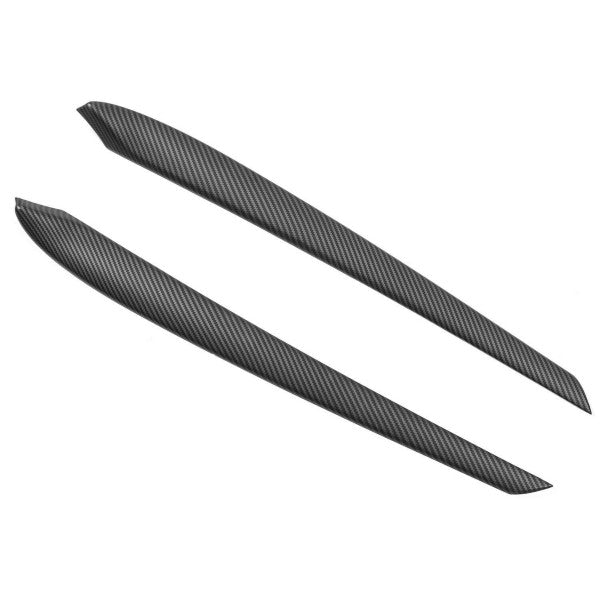 Tesla Model 3 Interior Door Trim cover cap Panel Molding Matte Carbon Look 2 Pcs