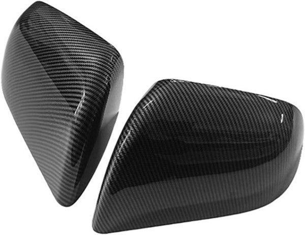 Tesla model Y 2020-2023 accessories, rear Side cover cap Mirror Gloss Carbon