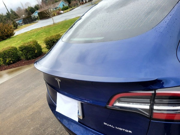 Tesla Model 3 2017-2023 Rear OE Spoiler ABS Gloss Blue lip trunk lid Wing