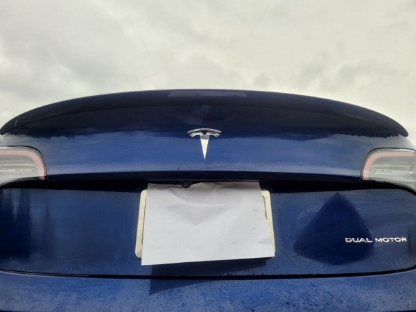 Tesla Model 3 2017-2023 Rear OE Spoiler ABS Gloss Blue lip trunk lid Wing