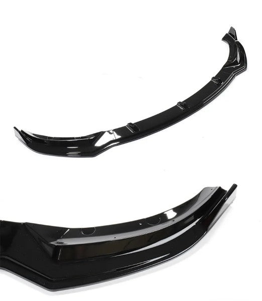 Gloss Black ABS Carbon Look Air Dam  Front Bumper Lip For Tesla Model 3 2017+