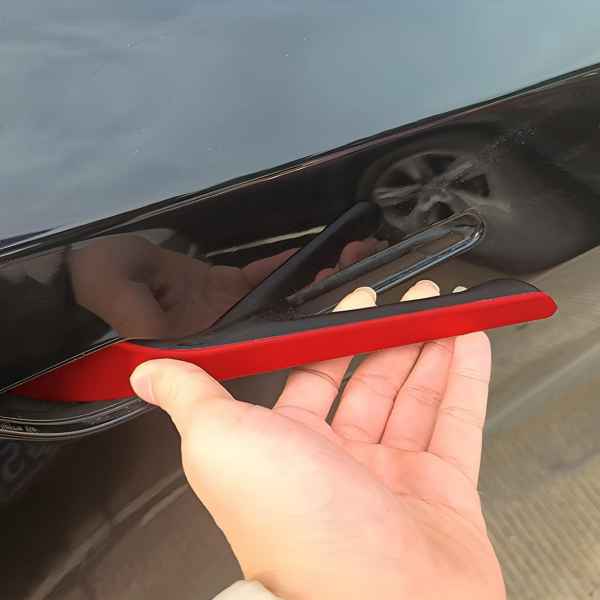 Tesla Model Y 2020-2023 Door Handle Cover Trim Red 4PC