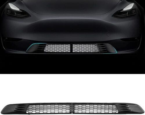 Tesla Model 3 Lower Front Bumper Air Inlet Vent Mesh Grille insect 2 colors Gloss Red, Gloss White,