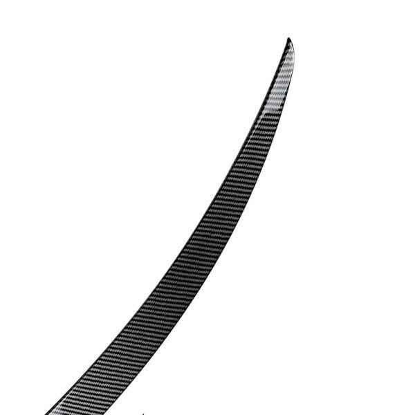 Tesla Model Y 2020 - 2023 Rear Trunk Lip Spoiler Wing (Glossy Carbon Fiber)