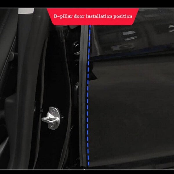 Tesla Model Y Wind Noise Reduction Kit A-pillar Car Door Seal Strips