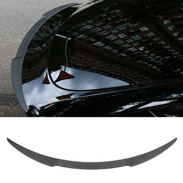 2020-2023 Tesla Model Y Rear Trunk Lid Spoiler Wing Matte Carbon Fiber Pattern