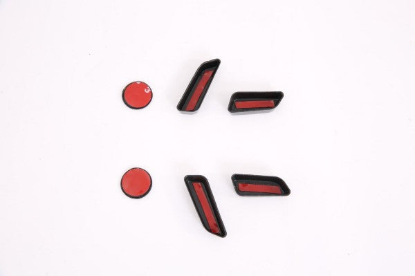 Tesla Model Y 6Pcs Gloss L&R Seat Adjustment Switch Button Cover Trim Cap