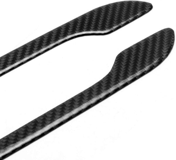 Tesla Model 3 17-23 ABS Gloss Carbon Fiber Car Door Handle Cover Decal wrap