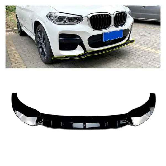 BMW X3 G01 X4 G02 2022-2024 M sport Gloss Black Front Lip Splitter Air Dam