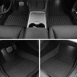 Tesla Model 3 2021-2023 TPE All weather floor mats in Nano Pattern