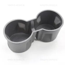 Tesla Model Y 2020 - 2023 Black Front Water Cup Holder Liner Insert