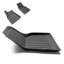 Tesla Model Y 5 Seater 2020-2023 TPE All Weather 3D Nano Pattern Car Deep Dish Floor Mats