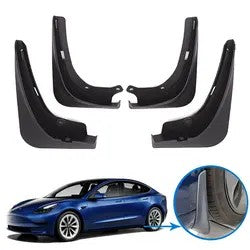 Tesla Model 3 Car Mud Flaps Splash Guards Mudguard High Quality Plastic